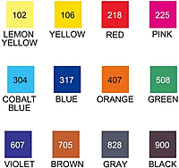 Zig Kurecolor KC1100 Twin Marker - 12 Pen Set Natural Colours Zig Kurecolor KC1100 Twin Marker - 12 Pen Set Natural Colours